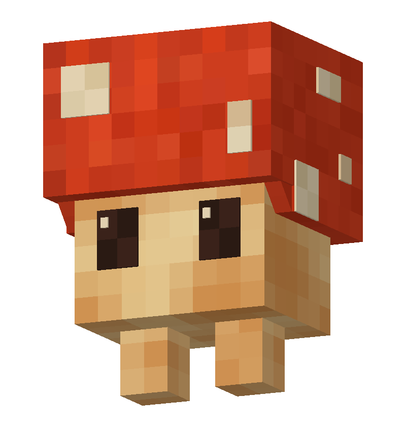 Mooshy, le petit compagnon au chapeau de champignon rouge